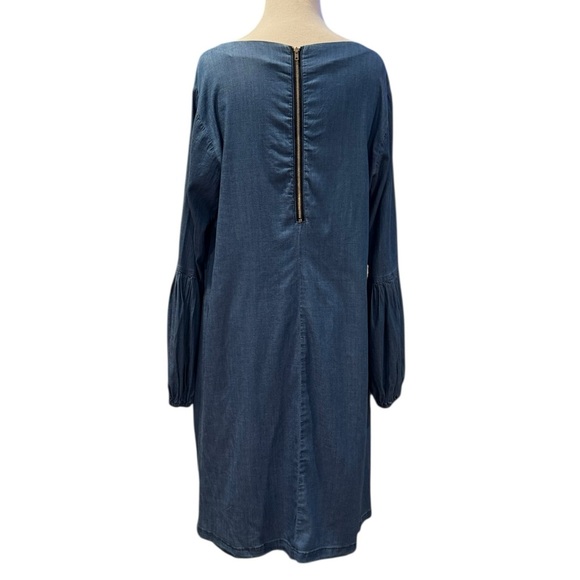 Standards and Practices | Tencel Shift Dress 3/4 Length Ballon Sleeves Size 1X - Picture 4 of 11